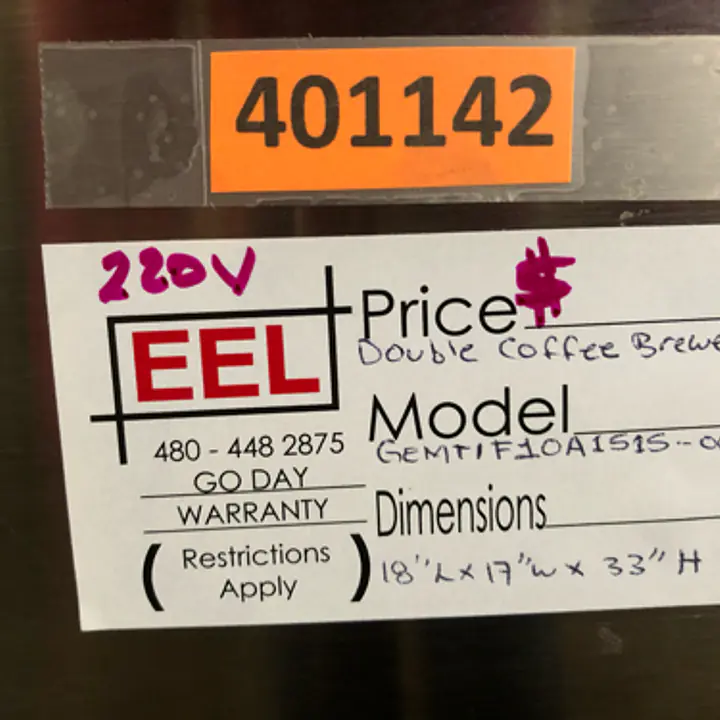 Double Coffee Brewel  - Master